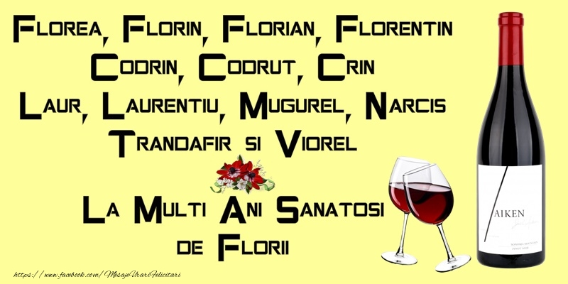 Felicitari de Florii - La multi ani pentru toti cei care se sarbatoresc de Florii! - mesajeurarifelicitari.com