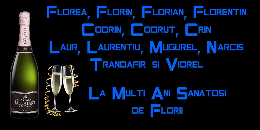 La multi ani pentru toti cei care se sarbatoresc de Florii!