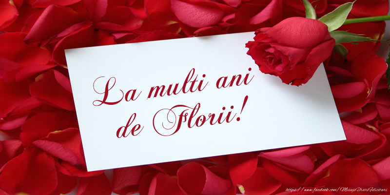 La Multi Ani de Florii!