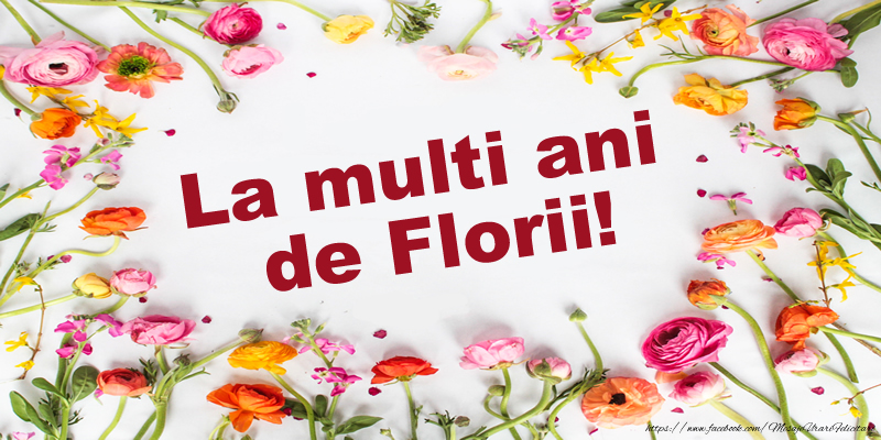 La Multi Ani de Florii!