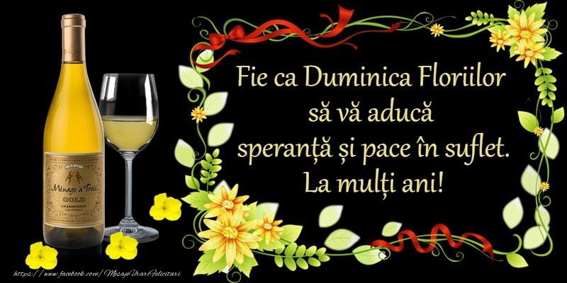 Felicitari de Florii - La Multi Ani de Florii! - mesajeurarifelicitari.com