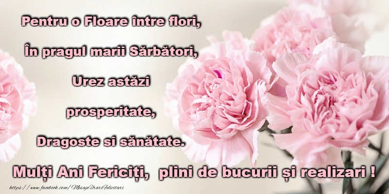 La Multi Ani de Florii!