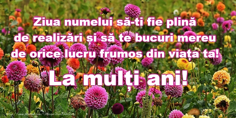 La Multi Ani de Florii!