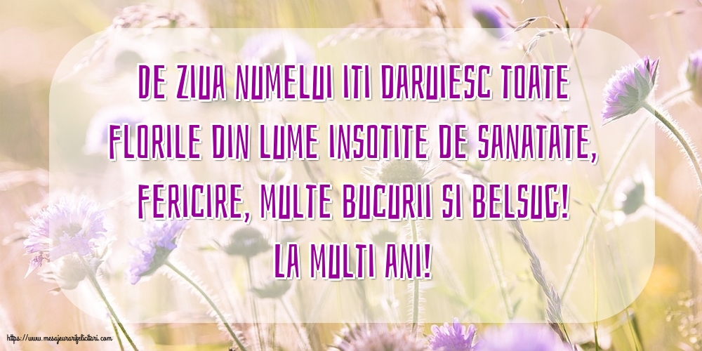 Florii La multi ani!