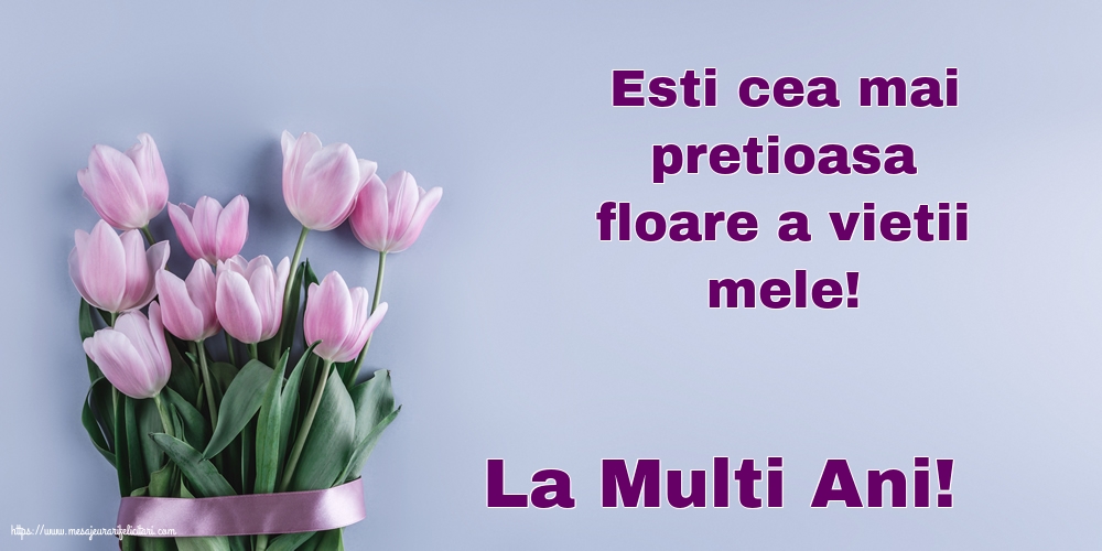 Felicitari de Florii - La Multi Ani! - mesajeurarifelicitari.com