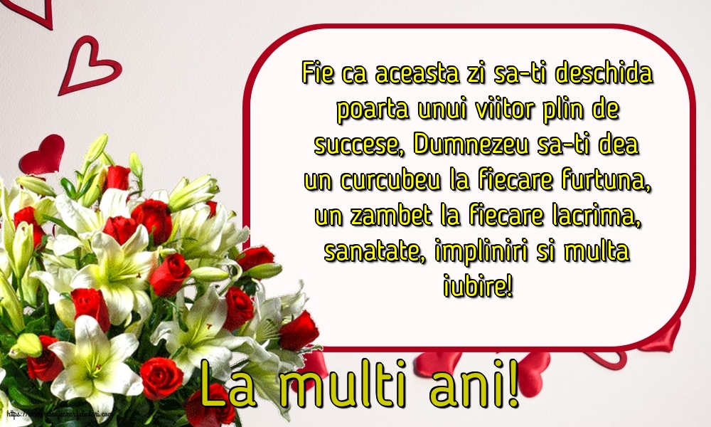 Florii La multi ani!