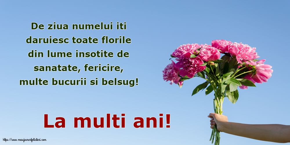 Florii La multi ani!