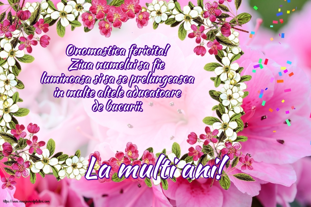 Florii La multi ani!