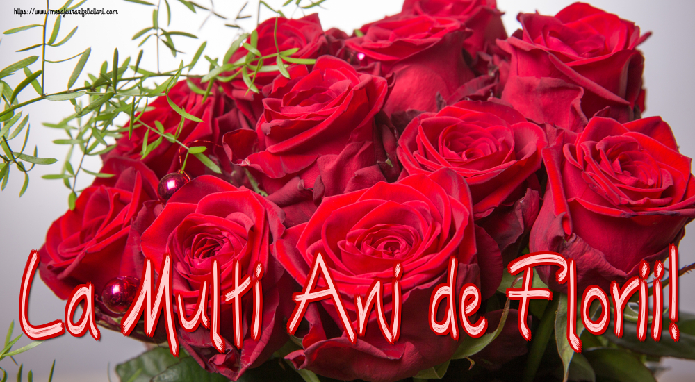 La Multi Ani de Florii!