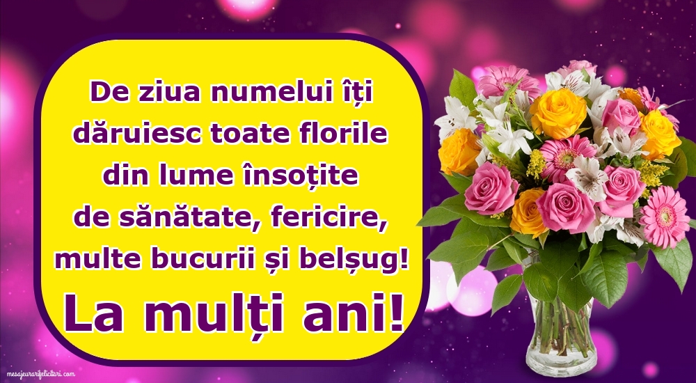 La mulți ani!