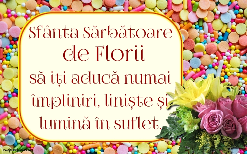 Sfânta Sărbătoare de Florii