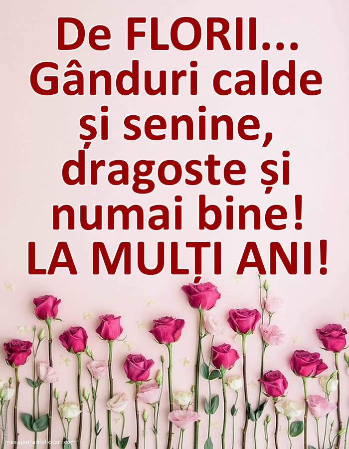 La mulți ani!