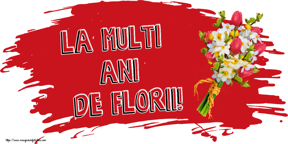 Felicitari de Florii - La Multi Ani de Florii! ~ buchet lalele - mesajeurarifelicitari.com