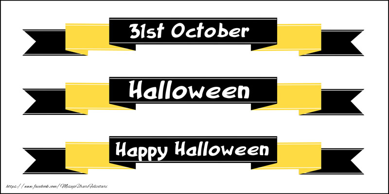 Felicitari de Halloween - 31 October Halloween Happy Halloween! - mesajeurarifelicitari.com