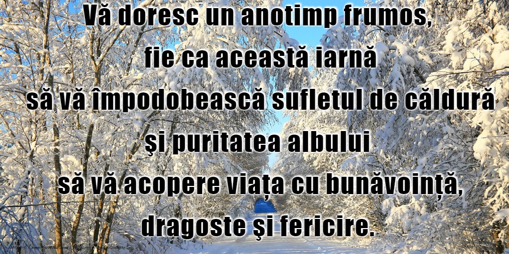 Bine ai venit, iarnă!