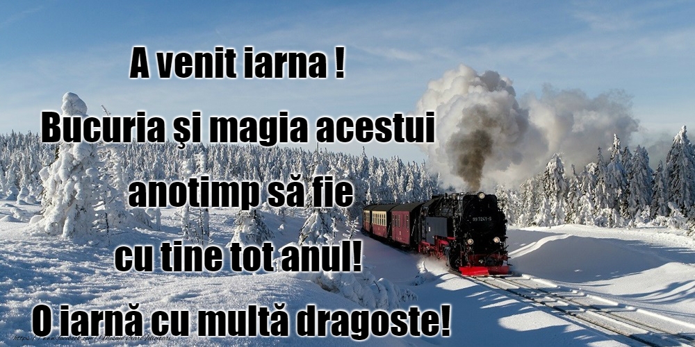 Bine ai venit, iarnă!