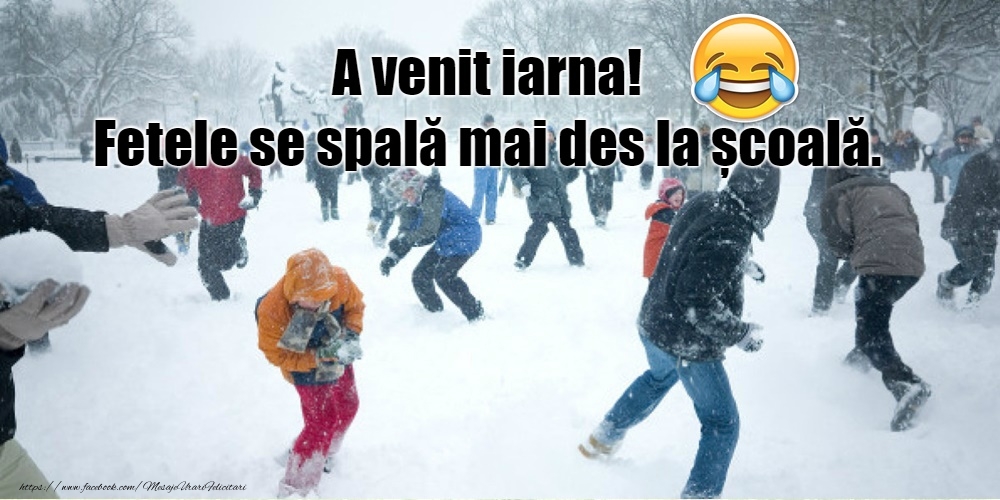 Bine ai venit, iarnă!