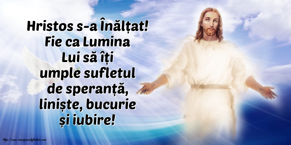 Înălțarea Domnului Hristos s-a Înălțat!