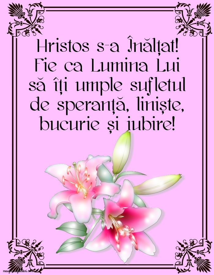 Hristos s-a Înălțat!