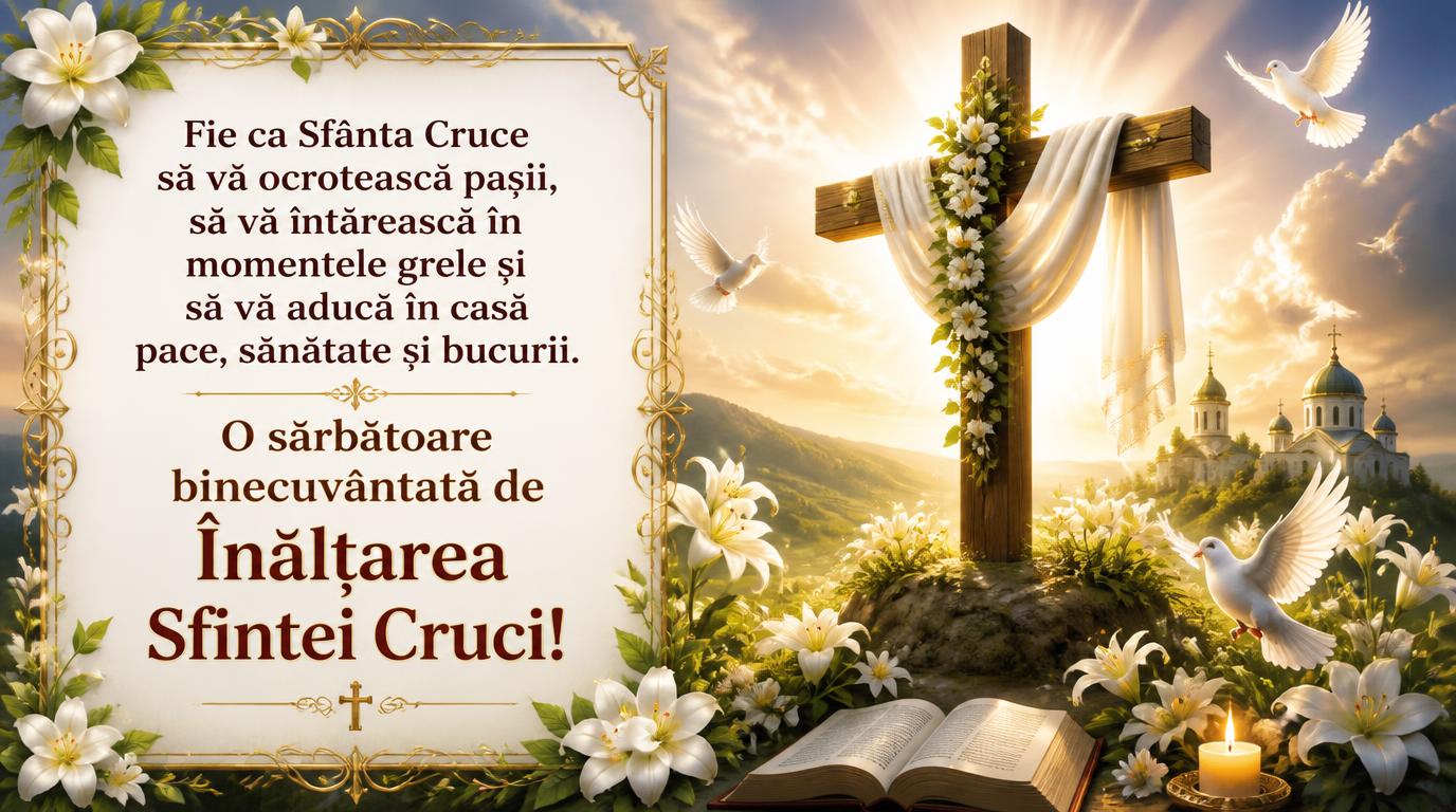 14 Septembrie - Înălțarea Sfintei Cruci