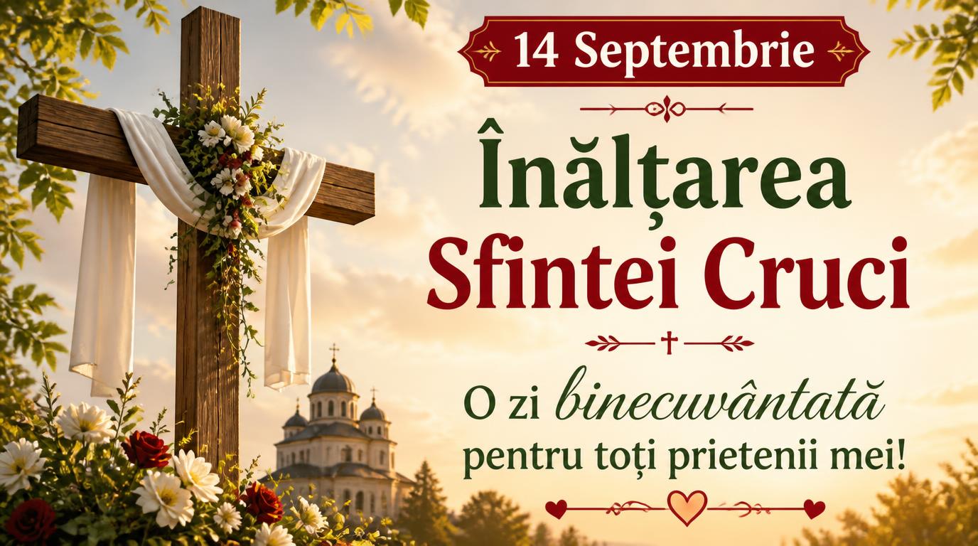 14 Septembrie - Înălțarea Sfintei Cruci