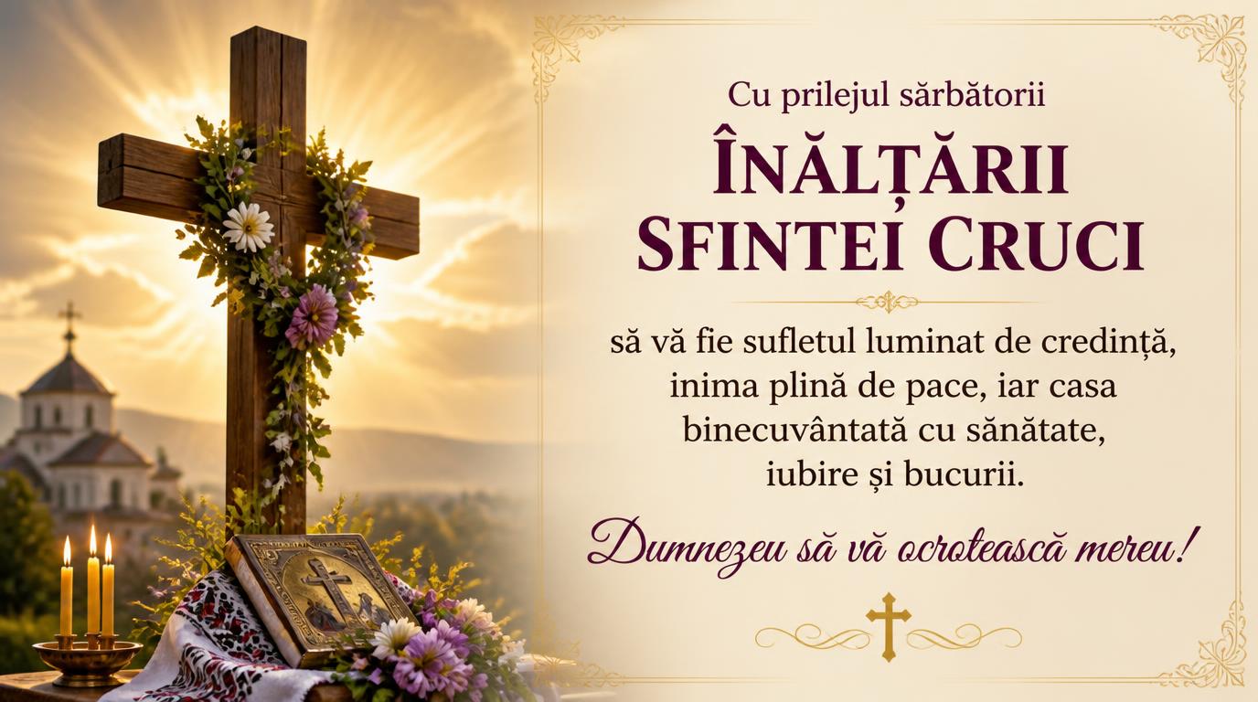 14 Septembrie - Înălțarea Sfintei Cruci