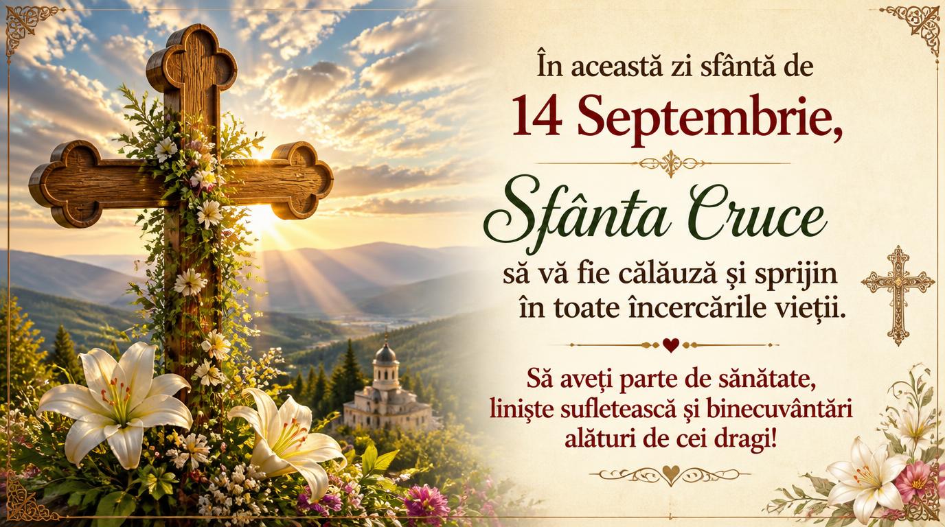 14 Septembrie - Înălțarea Sfintei Cruci
