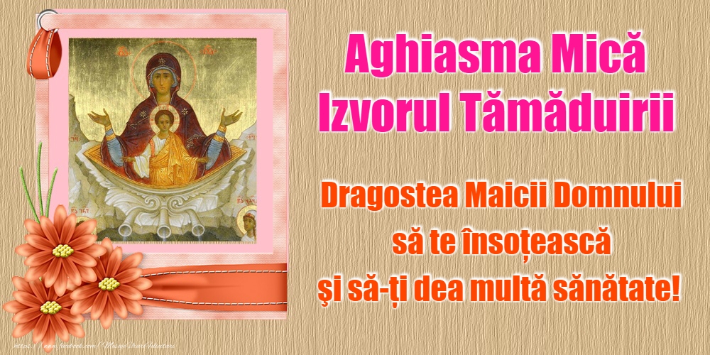 Izvorul Tămăduirii - Aghiasma Mică