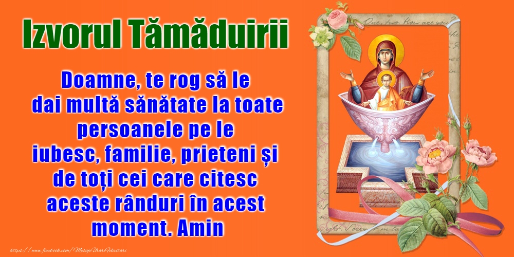 Izvorul Tămăduirii - Aghiasma Mică