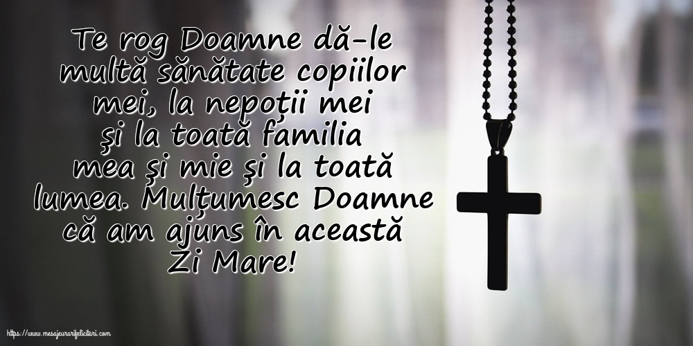 Joia Mare Te rog Doamne dă-le multă sănătate copiilor mei