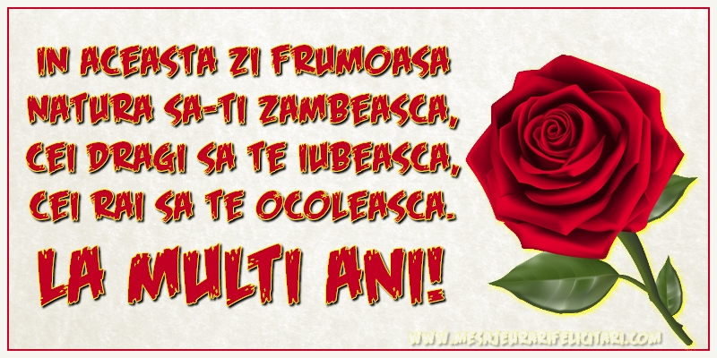 La multi ani La multi ani