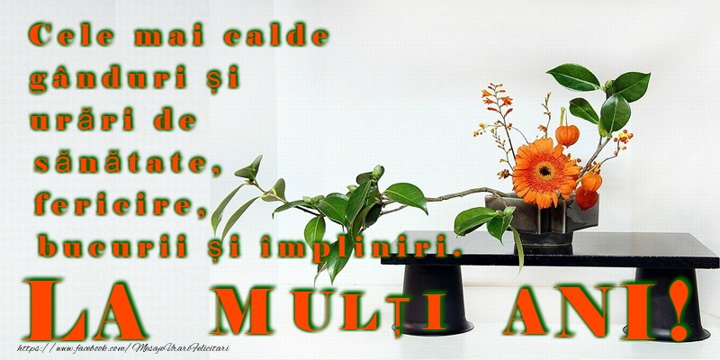 La mulți ani!