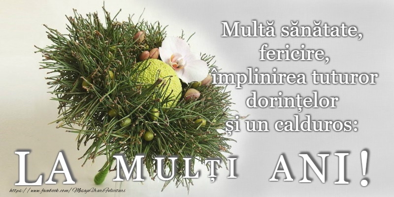 La mulți ani!