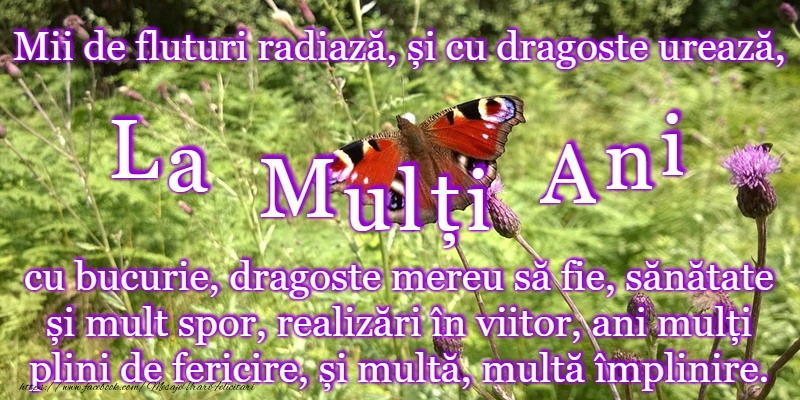 Felicitari de la multi ani - La mulți ani! - mesajeurarifelicitari.com