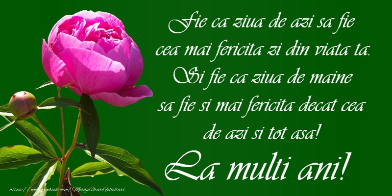 La multi ani La multi ani!