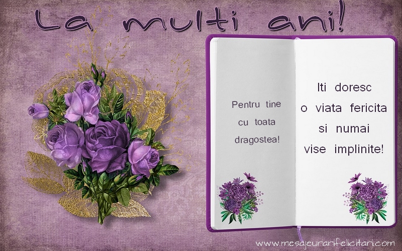 Felicitari de la multi ani - La multi ani - mesajeurarifelicitari.com