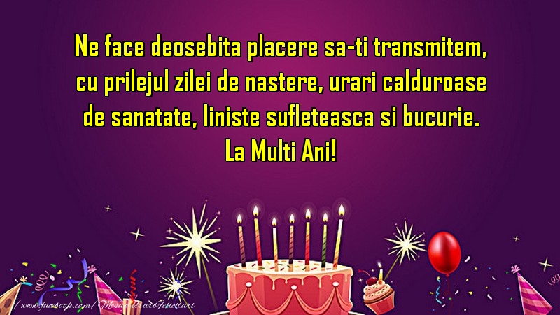 La multi ani!