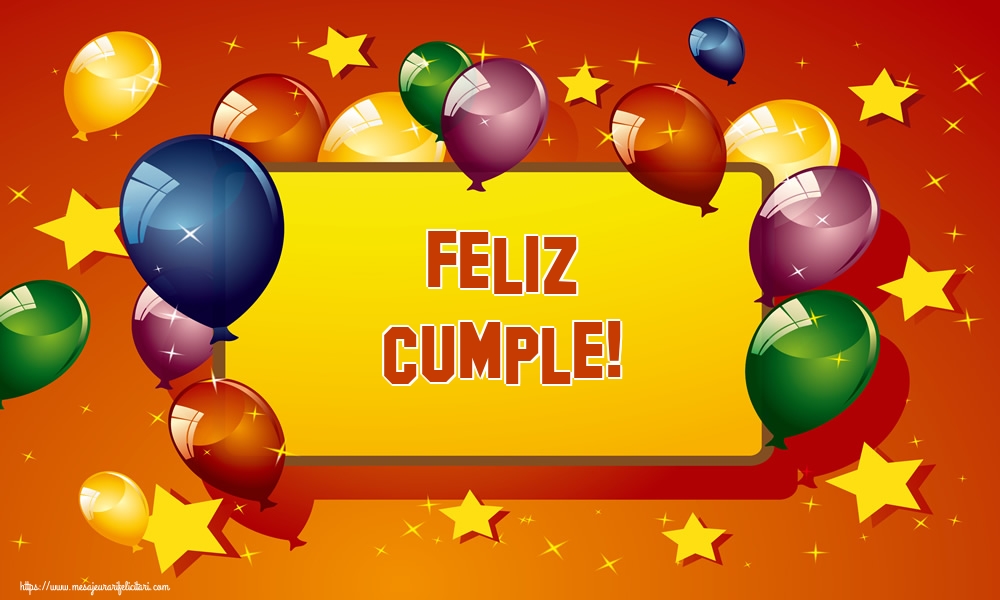 Felicitari de la multi ani in Spaniola - Feliz Cumple!