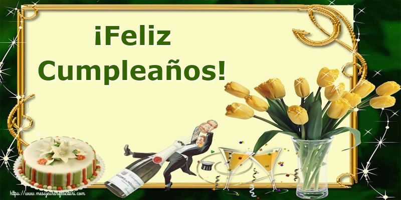 Felicitari de la multi ani in Spaniola - ¡Feliz Cumpleaños!