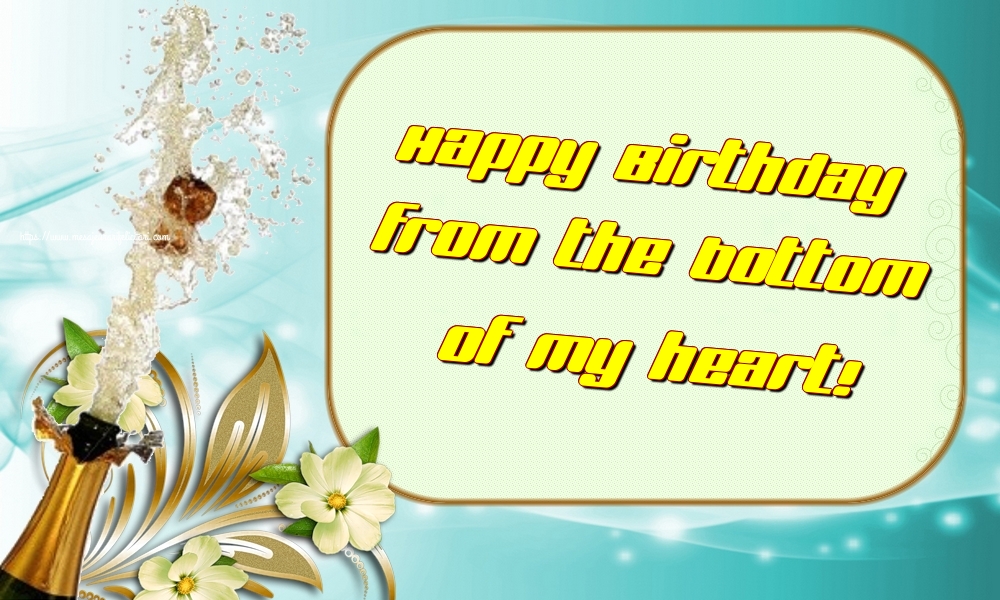 La multi ani Happy Birthday from the bottom of my heart!