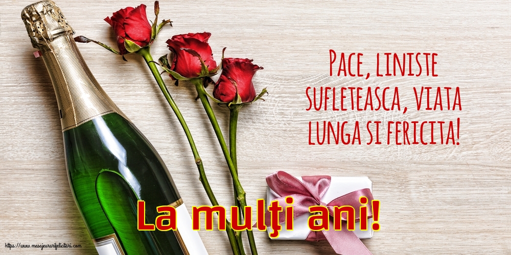 La multi ani La mulţi ani!