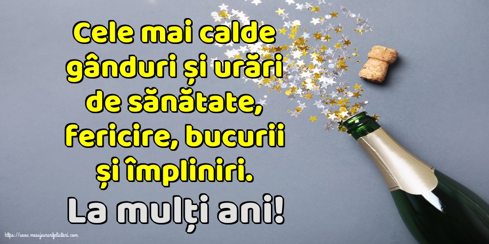 La multi ani La mulți ani!