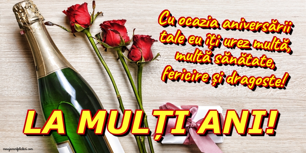 Felicitari de la multi ani - La mulți ani! - mesajeurarifelicitari.com