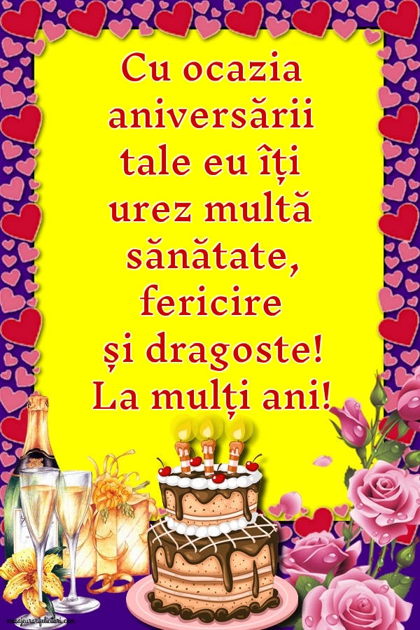 Felicitari de la multi ani - La mulți ani! - mesajeurarifelicitari.com