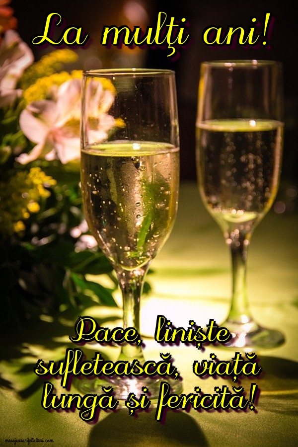 Felicitari de la multi ani - La mulţi ani! - mesajeurarifelicitari.com