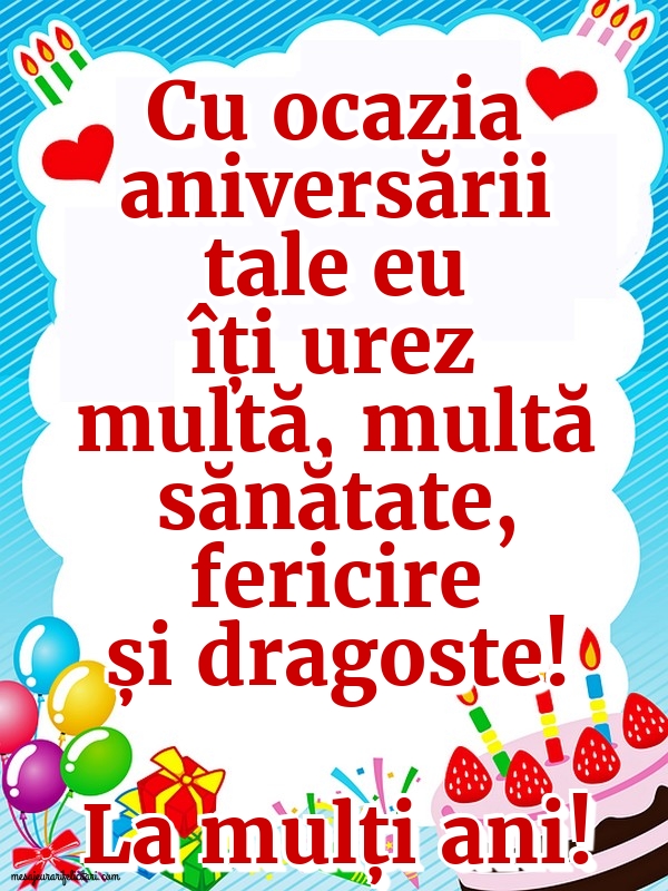 Felicitari de la multi ani - La mulți ani! - mesajeurarifelicitari.com