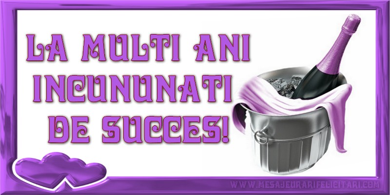 La multi ani La multi ani incununati cu succes!