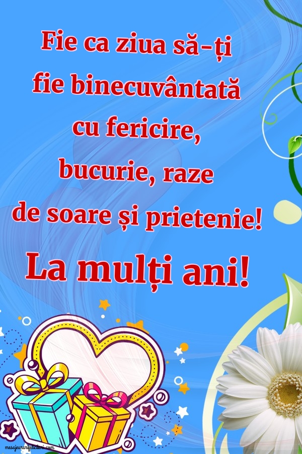 Felicitari de la multi ani - La mulți ani! - mesajeurarifelicitari.com