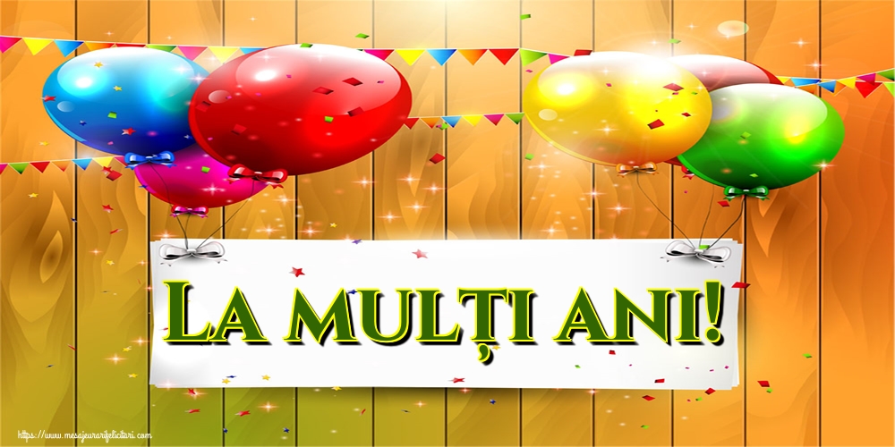 La mulți ani!