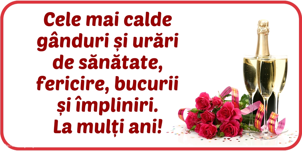 La multi ani La mulți ani!